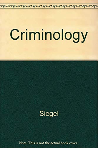 9780314452085: Criminology