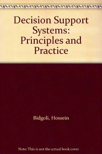 Imagen de archivo de Decision Support Systems: Principles and Practice a la venta por WorldofBooks