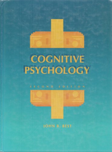 Beispielbild fr Cognitive Psychology zum Verkauf von Reuseabook