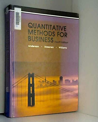Stock image for Quantitative Methods for Business for sale by Top Notch Books