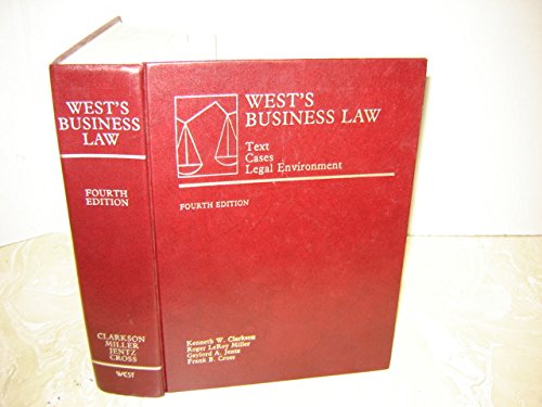 9780314472144: Title: Wests Business Law Text Cases and Legal Enviornme
