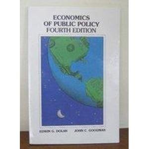 Imagen de archivo de Economics of Public Policy a la venta por UHR Books