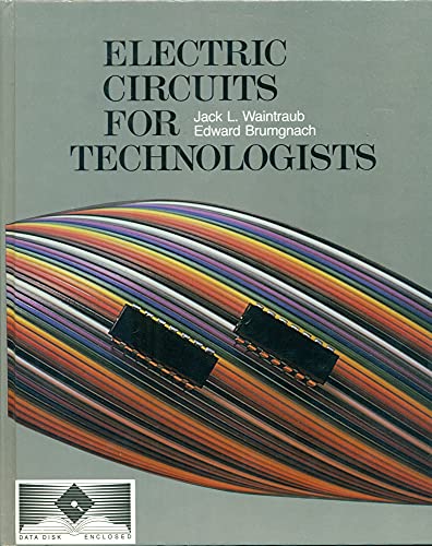 Stock image for Electric Circuits for Technologists/Book and Disk for sale by HPB-Red
