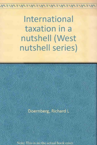 9780314528148: International taxation in a nutshell (West nutshell series)