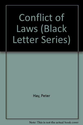 9780314531117: Conflict of Laws (Black Letter Series)