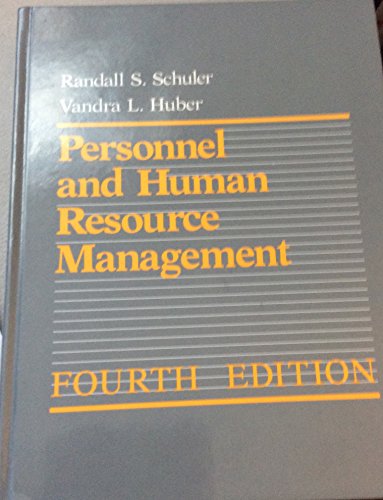 Personnel and Human Resource Management - Randall S. Schuler; Vandra L. Huber