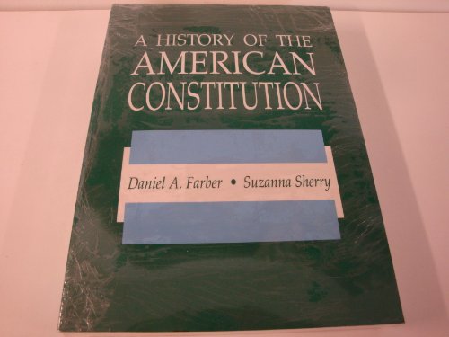 Imagen de archivo de A History of the American Constitution a la venta por Better World Books