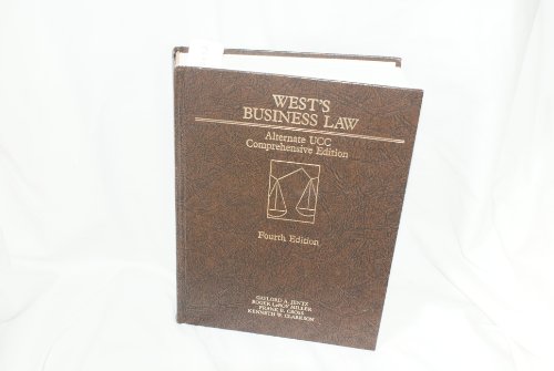 Stock image for West's Business Law: Alternate Ucc Comprehensive Edition for sale by Discover Books