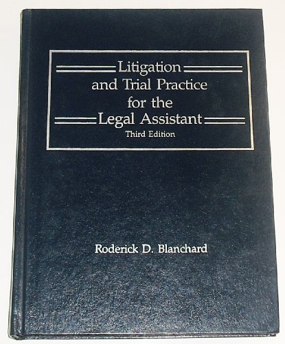 9780314569950: Litigation and Trial Practice for the Legal Assistant