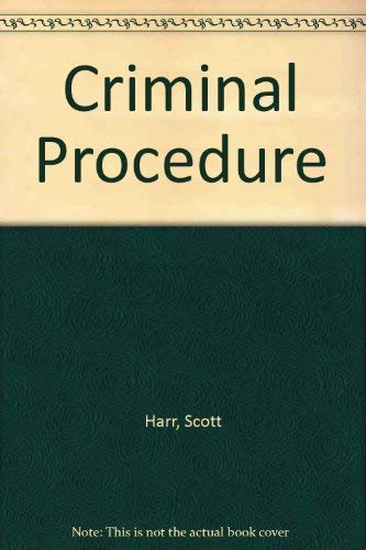 9780314574954: Criminal Procedure