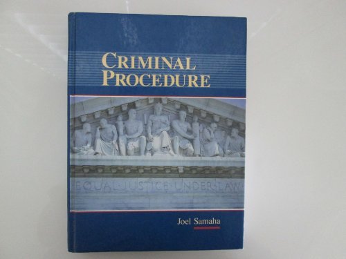 Beispielbild fr Criminal procedure zum Verkauf von HPB-Red