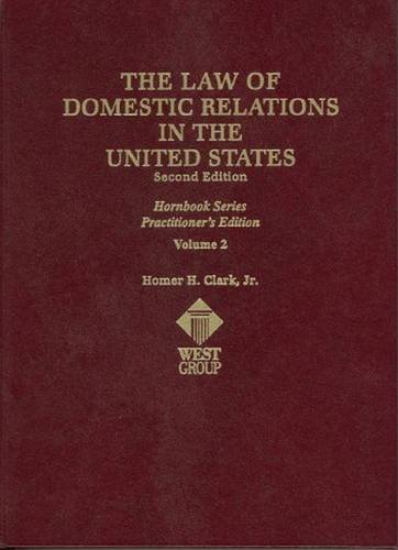 Stock image for The Law Of Domestic Relations In The United States 2d,practitioners Edition, V2 (Practitioner Treatise Series) for sale by HPB-Red