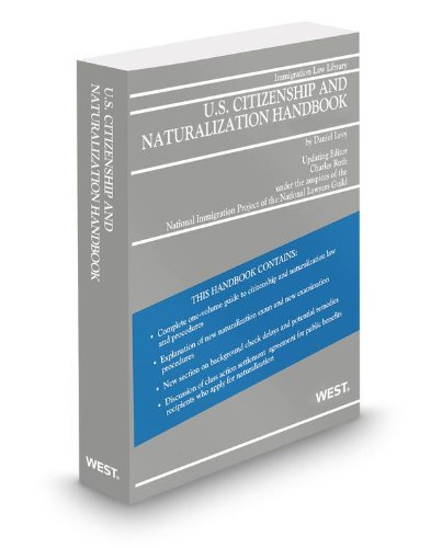 9780314610966: U.S. Citizenship and Naturalization Handbook, 2012-2013 ed.
