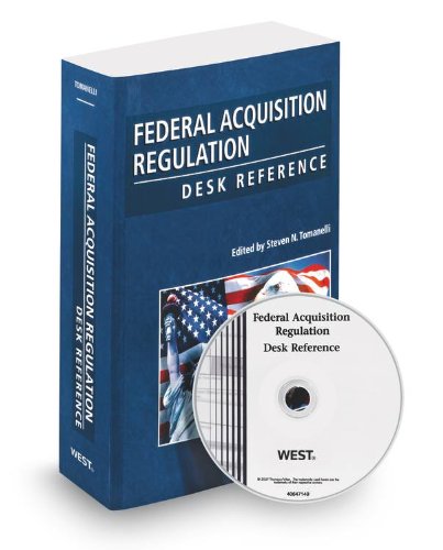 Beispielbild fr Federal Acquistion Regulation Desk Reference: 13 zum Verkauf von SecondSale