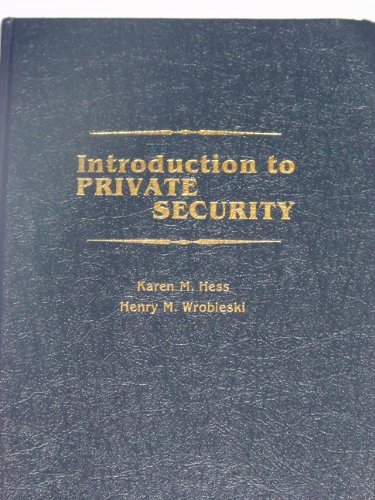 9780314632524: Introduction to Private Security