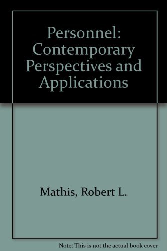9780314632708: Personnel: Contemporary Perspectives and Applications