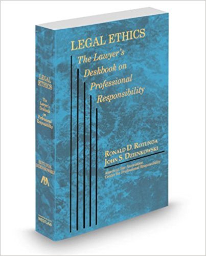 Stock image for Legal Ethics: The Lawyer's Deskbook on Professional Responsibility 2015-2016 for sale by ThriftBooks-Atlanta