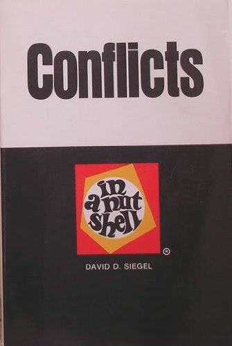 Beispielbild fr Conflicts in a nutshell (Nutshell series) zum Verkauf von Wonder Book