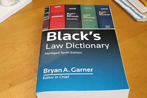 Stock image for Blacks Law Dictionary, Abridged, 10th Edition for sale by Goodwill Books