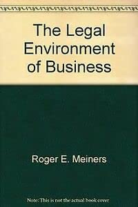 Imagen de archivo de The Legal Environment of Business a la venta por Better World Books: West