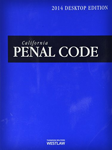 Beispielbild fr California Penal Code 2014: With Selected Provisions from Other Codes zum Verkauf von Hawking Books