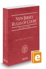 9780314654694: New Jersey Rules of Court 2014 Volume I State