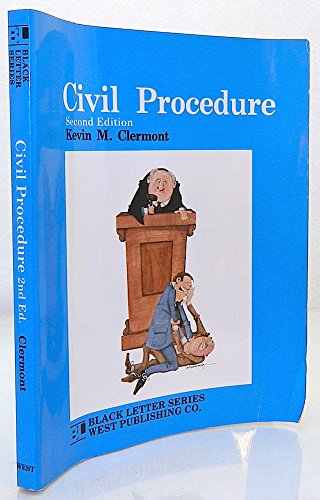 Imagen de archivo de Civil procedure (Black letter series) a la venta por Wonder Book