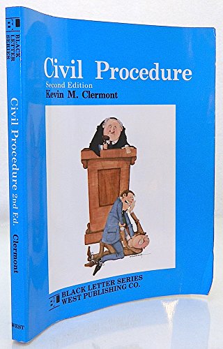 Stock image for Civil procedure (Black letter series) for sale by Wonder Book