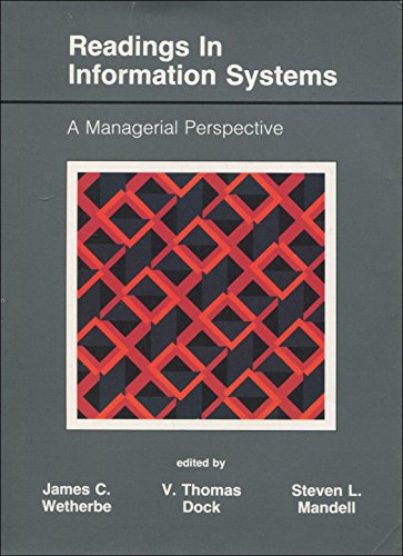 Beispielbild fr Readings in Information Systems: A Managerial Perspective zum Verkauf von Wonder Book