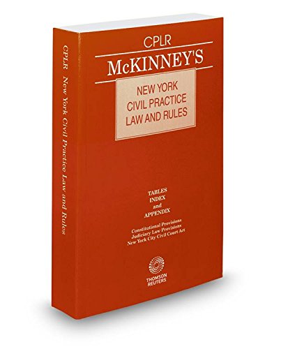 9780314660770: McKinney's New York Civil Practice Law and Rules, 2014 ed.