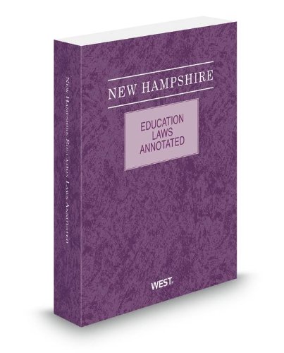 New Hampshire Education Laws Annotated, 2012-2013 ed. (9780314661159) by Thomson West