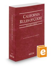Beispielbild fr California Rules of Court State 2014 (California Rules of Court. State zum Verkauf von Hawking Books