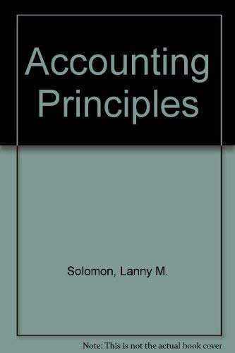 9780314666352: Accounting Principles Third Edition