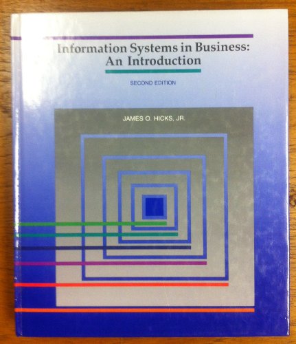 Imagen de archivo de Information Systems in Business: An Introduction a la venta por HPB-Red