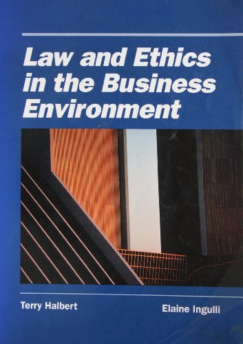 Stock image for Law and ethics in the business environment for sale by The Book Cellar, LLC