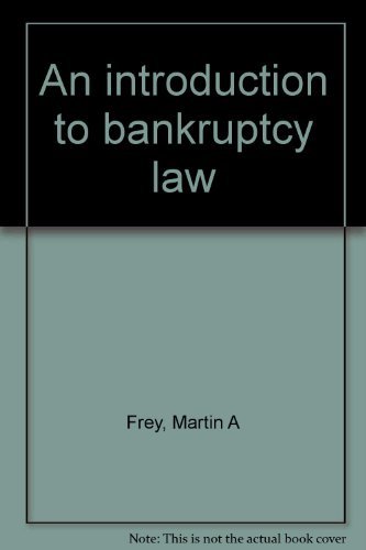 9780314668127: An introduction to bankruptcy law