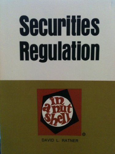 Beispielbild fr Securities regulation in a nutshell (American Casebooks) zum Verkauf von Wonder Book