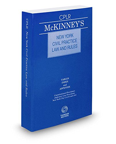 9780314669094: McKinney's New York Civil Practice Law and Rules, 2015 ed.