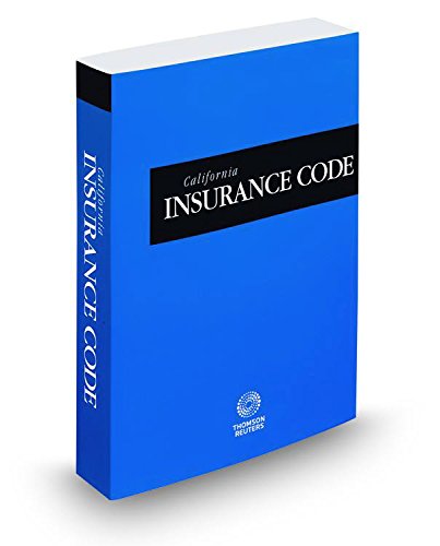 9780314669384: California Insurance Code, 2016 ed. (California Desktop Codes)