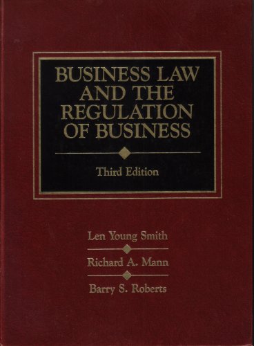 Stock image for Business Law and the Regulation of Business for sale by Better World Books: West