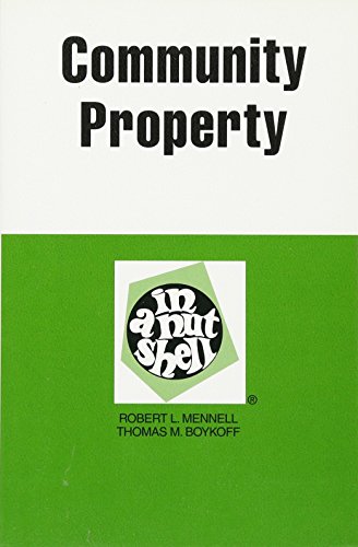 Stock image for Community Property in a Nutshell for sale by ThriftBooks-Dallas