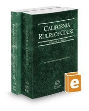 Imagen de archivo de California Rules of Court - Federal, 2017 Rev. Ed., Vol. II a la venta por HPB-Red