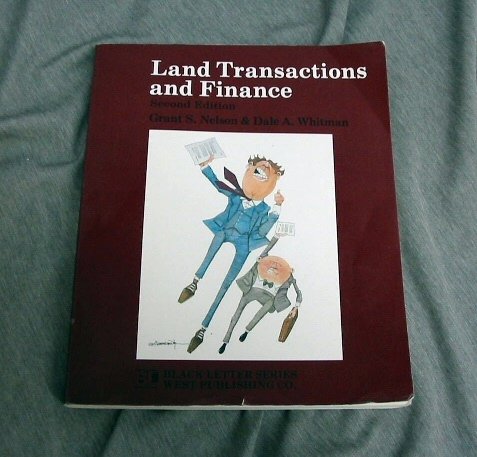 Imagen de archivo de Land Transactions and Finance (Black Letter Series) a la venta por HPB-Red