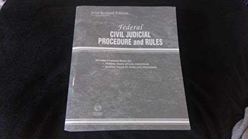 Beispielbild fr 2018 Revised Federal Civil Judicial Procedure and Rules zum Verkauf von SecondSale