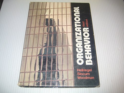 Beispielbild fr Organizational behavior zum Verkauf von The Book Cellar, LLC