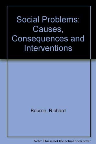 Stock image for Social Problems: Causes, Consequences, Interventions for sale by Wonder Book