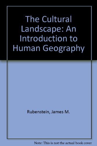 Stock image for Cultural Landscape: Intro to Human Geogr for sale by ThriftBooks-Dallas