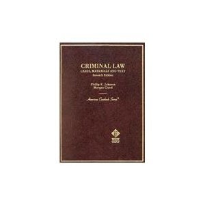 Stock image for Criminal Law: Cases, Materials, and Text for sale by ThriftBooks-Atlanta