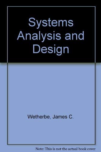 9780314730985: Systems Analysis and Design