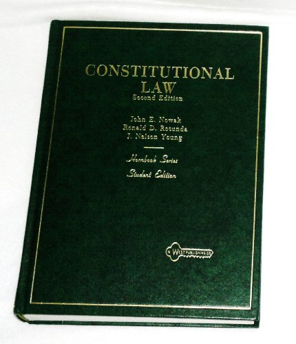 9780314734662: Title: Constitutional law Hornbook series